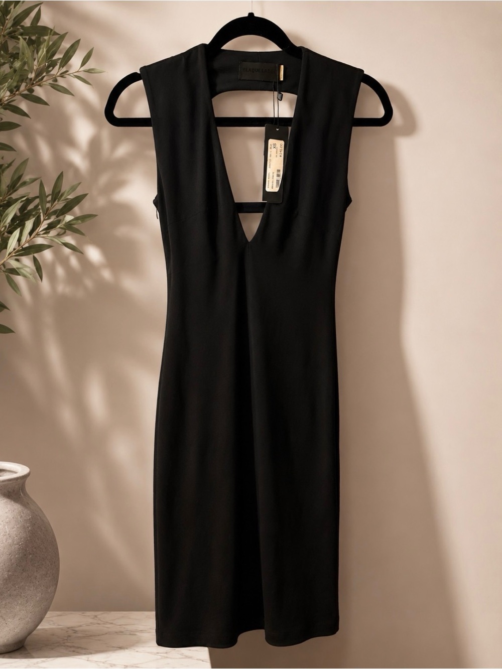 Blaque Label Sleeveless V-Neck Midi Dress
